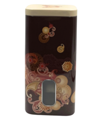 Paisley Brown 500g Retro Tea Caddy